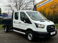USED 2021 71 FORD TRANSIT 2.0 350 LEADER CREW CAB TIPPER ECOBLUE 129 BHP Direct to us from lease company