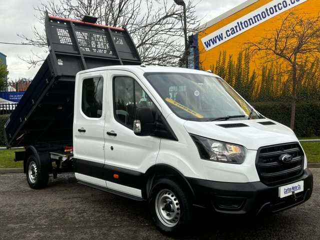 2021 71 Ford Transit 2.0 350 LEADER CREW CAB TIPPER ECOBLUE 129 BHP
