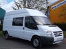 USED 2010 10 FORD TRANSIT 115 T350L 8 seat Welfare-Mess unit Crew Window van 92K Free UK Delivery Lez  