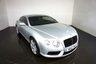 USED 2012 62 BENTLEY CONTINENTAL 4.0 GT V8 2d AUTO 500 BHP-1 OWNER FROM NEW PLUS DEMO-FINISHED IN MOONBEAM SILVER METALLIC-HEATED BELUGA HIDE-DUAL CLIMATE CONTROL-DAB RADIO-SATNAV-BLUETOOTH-MFSW-CRUISE CONTROL-20