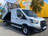 USED 2021 21 FORD TRANSIT 2.0 350 LEADER CRC TIPPER [ CAGED ] ECOBLUE 129 BHP TOOL STORE CAGED BODY, LOW MILEAGE
