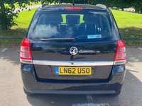 USED 2012 62 VAUXHALL ZAFIRA 1.6 EXCLUSIV 5d 113 BHP **  7 SEATER  **