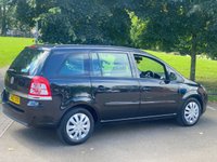 USED 2012 62 VAUXHALL ZAFIRA 1.6 EXCLUSIV 5d 113 BHP **  7 SEATER  **