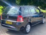 USED 2012 62 VAUXHALL ZAFIRA 1.6 EXCLUSIV 5d 113 BHP **  7 SEATER  **