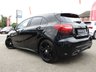 USED 2016 66 MERCEDES-BENZ A-CLASS 1.6 A 160 AMG LINE 5d 102 BHP Finished in COSMOS BLACK MET with contrasting ALCANTARA/ LEATHER trim. This A class certainly looks smart, with its slim lights and smooth body panels. There's plenty of room in the front and the back which will suit the average family or 1st time driver. Features include, Sat Nav, Privacy Glass, Park Sensors, Alcantara trim, B/Tooth, Rear View Camera, Cruise Control, 18" alloys and much more. Mercedes Dealer Serviced at 13475 miles, 20350 miles, 41283 miles and at 50601 miles.