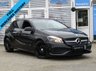 USED 2016 66 MERCEDES-BENZ A-CLASS 1.6 A 160 AMG LINE 5d 102 BHP Finished in COSMOS BLACK MET with contrasting ALCANTARA/ LEATHER trim. This A class certainly looks smart, with its slim lights and smooth body panels. There's plenty of room in the front and the back which will suit the average family or 1st time driver. Features include, Sat Nav, Privacy Glass, Park Sensors, Alcantara trim, B/Tooth, Rear View Camera, Cruise Control, 18" alloys and much more. Mercedes Dealer Serviced at 13475 miles, 20350 miles, 41283 miles and at 50601 miles.