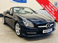 USED 2014 14 MERCEDES-BENZ SLK 2.1 SLK250 CDi BLUEEFFICIENCY AMG SPORT ROADSTER 204 BHP MASSIVE SPECIFICATION