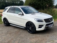 USED 2014 V MERCEDES-BENZ M-CLASS 3.0 ML350 BLUETEC AMG LINE PREMIUM 5d 258 BHP STUNNING CONDITION + NICE SPEC
