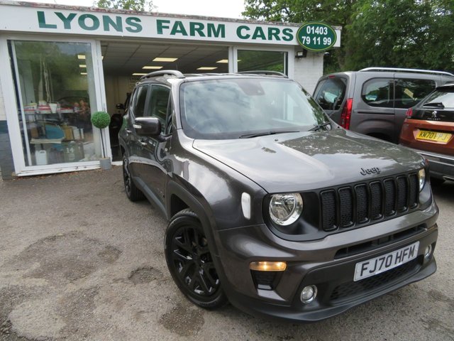 2020 70 Jeep Renegade 1.3 GSE NIGHT EAGLE 5d 148 BHP AUTOMATIC