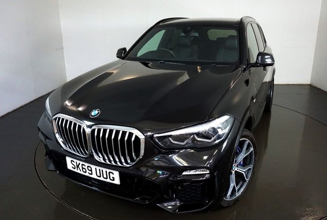 2019 69 BMW X5 3.0 XDRIVE30D M SPORT 5d AUTO 261 BHP-Factory extras worth &pound;12,455-1 OWNER FROM NEW-FINISHED IN BLACK SAPPHIRE METALLIC-HEATED BLACK VERNASCA LEATHER UPHOLSTERY-7 SEATS-DUAL CLIMATE CONTROL-CRUISE CONTROL-DAB RADIO-BLUETOOTH-SATNAV-HARMAN KARDON-ELECTRIC FOLDING MIRRORS-360 CAMERA-21