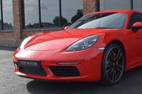 USED 2017 67 PORSCHE 718 2.5 CAYMAN S PDK 2d 345 BHP SPORTS EXHAUST / GUARDS RED