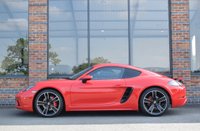 USED 2017 67 PORSCHE 718 2.5 CAYMAN S PDK 2d 345 BHP SPORTS EXHAUST / GUARDS RED