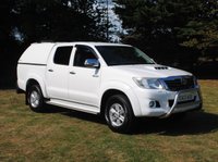 USED 2013 13 TOYOTA HI-LUX 2.5 HL3 4X4 D-4D DCB 142 BHP www.suffolkcarcentre.co.uk - Located at Ilketshall
