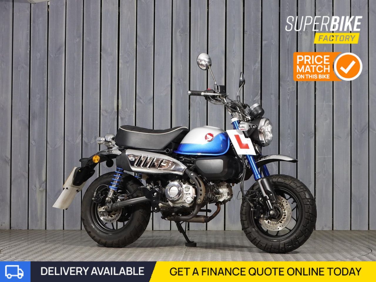 Motorbike Blue Monkey Bike HONDA Poster Classic Z50A Z50 Monkey