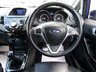 USED 2013 63 FORD FIESTA 1.0 TITANIUM 5d 124 BHP Finished in DEEP IMPACT BLUE with contrasting HEATED LEATHER interior trim. This Fiesta is a small car that you can really enjoy driving. Economical and cheap to run, stylish to look at and some great features. ZERO Road Tax, Heated Leather, Heated Screen, DAB, B/Tooth, Alloys, Cruise Control, Climate and more, makes this a must for the first time driver or small family. Serviced at 10 miles, 8668 miles, 19860 miles, 27009 miles, 33670 miles, 48211 miles, 67932 miles and at 74043 miles