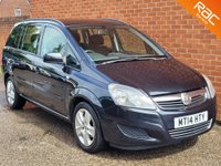USED 2014 14 VAUXHALL ZAFIRA 1.8 EXCLUSIV 5d 120 BHP 