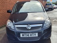 USED 2014 14 VAUXHALL ZAFIRA 1.8 EXCLUSIV 5d 120 BHP 