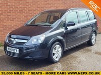 USED 2014 14 VAUXHALL ZAFIRA 1.8 EXCLUSIV 5d 120 BHP 