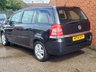 USED 2014 14 VAUXHALL ZAFIRA 1.8 EXCLUSIV 5d 120 BHP 