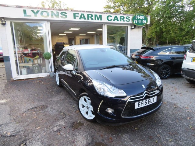 2015 15 Citroen DS3 1.2 PURETECH DSTYLE ICE S/S 3d 109 BHP