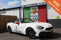 USED 2018 18 ABARTH 124 1.4 SPIDER MULTIAIR 2d 168 BHP VIEW AND RESERVE ONLINE,DIRECT FROM OUR WEBSITE