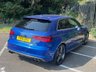USED 2015 15 AUDI A3 S3 QUATTRO 3d 296 BHP RARE 3 DOOR S3 SEPANG BLUE