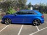 USED 2015 15 AUDI A3 S3 QUATTRO 3d 296 BHP RARE 3 DOOR S3 SEPANG BLUE