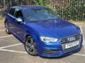 USED 2015 15 AUDI A3 S3 QUATTRO 3d 296 BHP RARE 3 DOOR S3 SEPANG BLUE