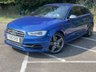 USED 2015 15 AUDI A3 S3 QUATTRO 3d 296 BHP RARE 3 DOOR S3 SEPANG BLUE
