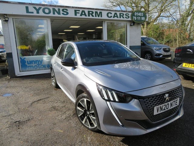 2020 20 Peugeot E-208 50 kWh GT LINE 5d 135 BHP ALL ELECTRIC AUTOMATIC