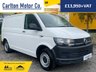 USED 2019 19 VOLKSWAGEN TRANSPORTER 2.0 T30 TDI P/V STARTLINE BUSINESS BMT 148 BHP REAR TAILGATE-AIR CON-SAT NAV..