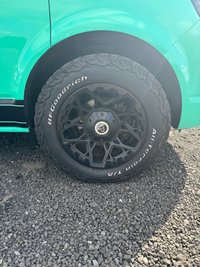 USED 2018 18 VOLKSWAGEN TRANSPORTER T6 CAMPER 2.0 T28 TDI P/V STARTLINE BMT 83 BHP UNIQUE ONE OF A KIND VW TRANSPORTER T28 2.0 TDI IN MINT GREEN WITH WOLFRACE WHEELS AND BF GOODRICH OFF ROAD TYRES