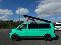 USED 2018 18 VOLKSWAGEN TRANSPORTER T6 CAMPER 2.0 T28 TDI P/V STARTLINE BMT 83 BHP UNIQUE ONE OF A KIND VW TRANSPORTER T28 2.0 TDI IN MINT GREEN WITH WOLFRACE WHEELS AND BF GOODRICH OFF ROAD TYRES