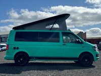 USED 2018 18 VOLKSWAGEN TRANSPORTER T6 CAMPER 2.0 T28 TDI P/V STARTLINE BMT 83 BHP UNIQUE ONE OF A KIND VW TRANSPORTER T28 2.0 TDI IN MINT GREEN WITH WOLFRACE WHEELS AND BF GOODRICH OFF ROAD TYRES