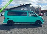 USED 2018 18 VOLKSWAGEN TRANSPORTER T6 CAMPER 2.0 T28 TDI P/V STARTLINE BMT 83 BHP UNIQUE ONE OF A KIND VW TRANSPORTER T28 2.0 TDI IN MINT GREEN WITH WOLFRACE WHEELS AND BF GOODRICH OFF ROAD TYRES
