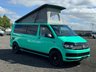 USED 2018 18 VOLKSWAGEN TRANSPORTER T6 CAMPER 2.0 T28 TDI P/V STARTLINE BMT 83 BHP UNIQUE ONE OF A KIND VW TRANSPORTER T28 2.0 TDI IN MINT GREEN WITH WOLFRACE WHEELS AND BF GOODRICH OFF ROAD TYRES