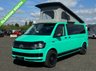 USED 2018 18 VOLKSWAGEN TRANSPORTER T6 CAMPER 2.0 T28 TDI P/V STARTLINE BMT 83 BHP UNIQUE ONE OF A KIND VW TRANSPORTER T28 2.0 TDI IN MINT GREEN WITH WOLFRACE WHEELS AND BF GOODRICH OFF ROAD TYRES