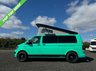 USED 2018 18 VOLKSWAGEN TRANSPORTER T6 CAMPER 2.0 T28 TDI P/V STARTLINE BMT 83 BHP UNIQUE ONE OF A KIND VW TRANSPORTER T28 2.0 TDI IN MINT GREEN WITH WOLFRACE WHEELS AND BF GOODRICH OFF ROAD TYRES