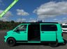 USED 2018 18 VOLKSWAGEN TRANSPORTER T6 CAMPER 2.0 T28 TDI P/V STARTLINE BMT 83 BHP UNIQUE ONE OF A KIND VW TRANSPORTER T28 2.0 TDI IN MINT GREEN WITH WOLFRACE WHEELS AND BF GOODRICH OFF ROAD TYRES