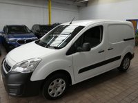 USED 2018 68 PEUGEOT PARTNER 1.6 BLUE HDI PROFESSIONAL L1 100 BHP 3 SEATS SAT NAV APPLE CARPLAY MIRRORLINK AIR CON CRUISE CONTROL PARKING SENSORS TWO OWNERS SERVICE HISTORY