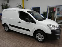 USED 2018 68 PEUGEOT PARTNER 1.6 BLUE HDI PROFESSIONAL L1 100 BHP 3 SEATS SAT NAV APPLE CARPLAY MIRRORLINK AIR CON CRUISE CONTROL PARKING SENSORS TWO OWNERS SERVICE HISTORY