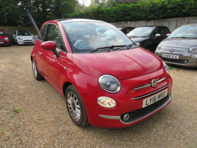2016 16 Fiat 500 1.2 LOUNGE 3d 69 BHP