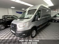 USED 2021 21 FORD TRANSIT 2.0 350 TREND P/V ECOBLUE 130BHP 1 OWNER XLWB JUMBO EURO 6  1 OWNER XLWB JUMBO APPLE CARPLAY EURO 6 12 MONTHS MOT