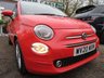 USED 2020 20 FIAT 500 1.2 LOUNGE 3d 69 BHP NEW SHAPE Full Service History & Just Serviced, One Owner, MOT until March 2026, Low Insurance Group!