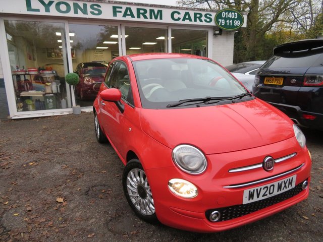 2020 20 Fiat 500 1.2 LOUNGE 3d 69 BHP NEW SHAPE