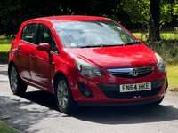 USED 2014 64 VAUXHALL CORSA 1.2 EXCITE 5d 83 BHP 