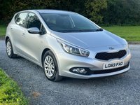 USED 2013 63 KIA CEED 1.6 CRDI 1 ECODYNAMICS 5d 126 BHP 
