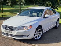 USED 2014 14 VOLVO S80 2.0 D3 SE 4d 134 BHP RARE PEARLESCENT WHITE