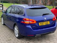 USED 2017 17 PEUGEOT 308 SW 1.2 SW PURETECH S/S GT LINE ESTATE * SATNAV *     STUNNING COLOUR