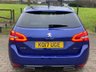 USED 2017 17 PEUGEOT 308 SW 1.2 SW PURETECH S/S GT LINE ESTATE * SATNAV *     STUNNING COLOUR